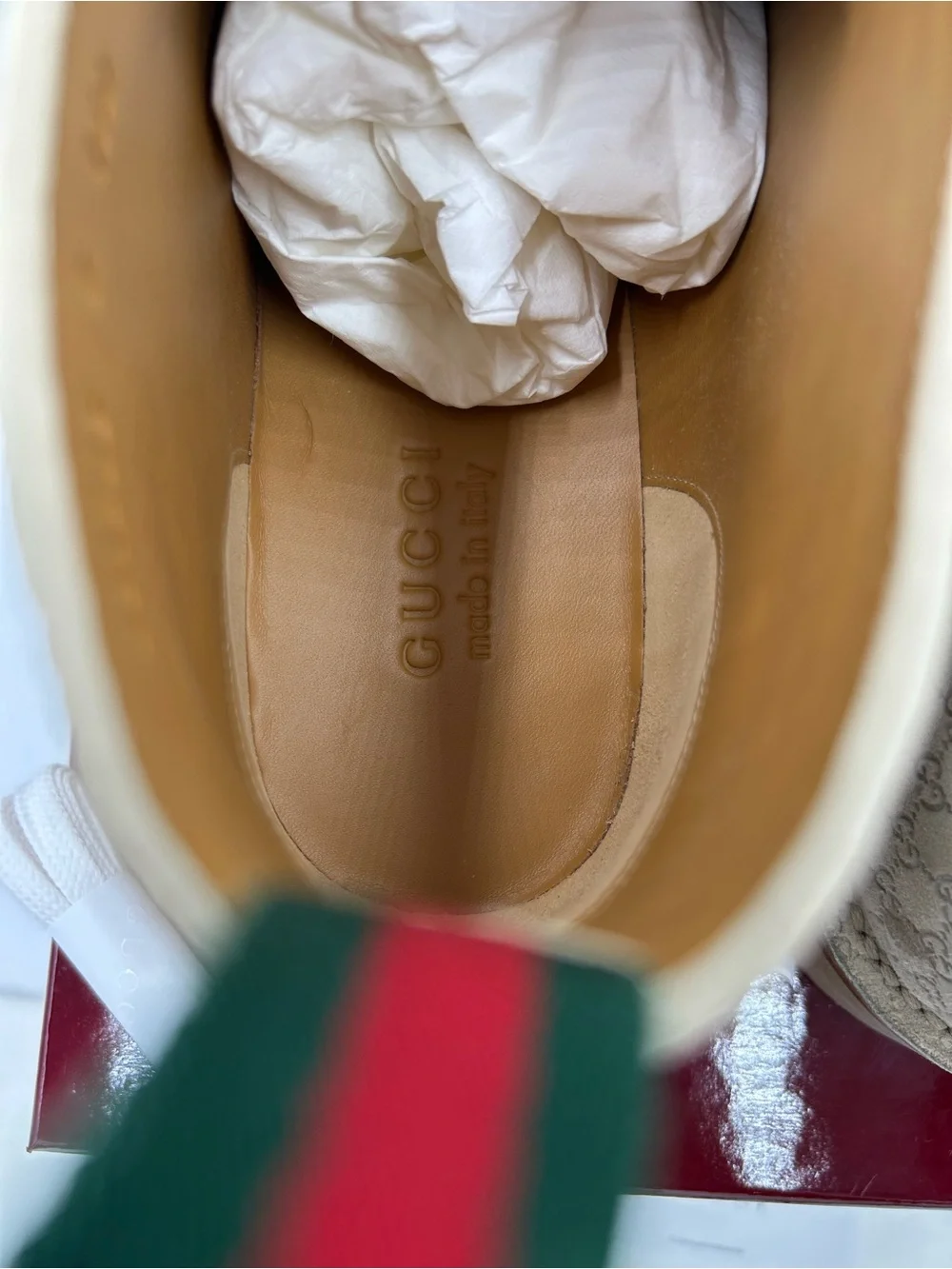 Men's Gucci GG monogram desert boots size 9 fits 10 US made in Italy